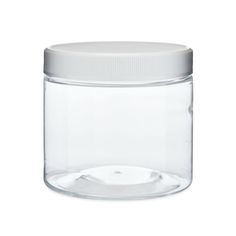 Lightweight and shatter resistant, BPA free jars with white lids. Great for your handmade body butters, body scrubs, bath salts etc,  This listing is for 12 Jars with lids 6 oz Capacity Clear PET Plastic Straight Sided Jars White PP Lined Plastic Ribbed Cap Molded in the USA, BPA Free Handmade Body Butter, Slime Containers, Natural Fragrance Oil, Slime Craft, White Jar, Jars With Lids, Bath And Body Care, Plastic Jars, Body Butters