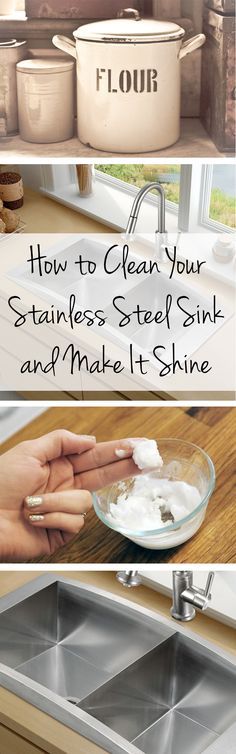 how to clean your stainless steel sink and make it shine