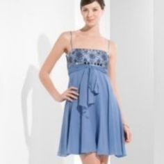 Make An Entrance At Your Next Event Wearing This Ethereal Style From Bcbgmaxazria. Periwinkle Strappy Embellished Bust Silk Dress With Attached Waist Sash. Size 8 Lined Zip Closure 100% Silk Ethereal Style, Waist Sash, Bcbgmaxazria Dresses, Embellished Dress, Silk Dress, Entrance, Midi Dress, Silk, Womens Dresses