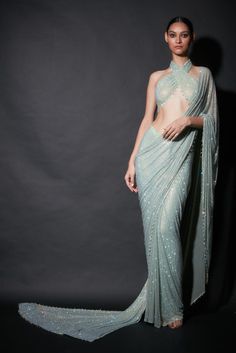 Luxury Designer Dresses For Reception, Luxury Net Saree With Mirror Work, Designer Luxury Dresses For Reception, Luxury Net Traditional Wear For Wedding, Luxury Party Wear Net Blouse Piece, Luxury Net Party Wear Blouse Piece, Luxury Net Blouse Piece For Party, Luxury Green Dress For Reception, Luxury Traditional Wedding Wear In Net