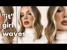 Bend Waves Long Hair, Big Beachy Waves, How To Create A Bend In Hair, Flat Iron Bend Waves, How To Get Slight Wave In Hair, How To Get A Bend In Your Hair, Soft Bend In Hair, Beach Hair Waves Tutorial, Mermaid Waves Medium Hair