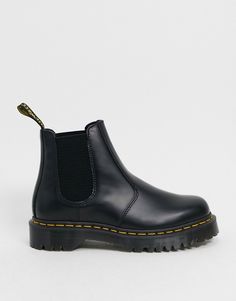 Boots by Dr. Martens This item is excluded from promo Pull tab for easy entry Elasticated inserts Goodyear welt stitching Air-cushioned sole Textured grip tread Doc Marten Chelsea Boot, Doc Marten Chelsea, Dr Martens Chelsea Boots, Chelsea Boots Outfit, Dr Martens 2976, Black Men Fashion Urban, Heeled Chelsea Boots, Trending Boots, Mode Casual