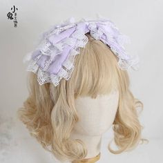 Color: Wine red•Light blue•Pink•Black•Red•Light yellow•Light purple•Light greenHandmade bear headband. Bear Headband, Lace Bow, Purple Light, Lace Bows, Yellow Light, Lolita Dress, Red Light, Bow Headband, Light Yellow