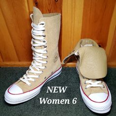 New Converse X Jw Anderson Chuck Taylor All Star 70 Xx High Top. 100% Authentic Classic Tan/White-Garnet Leather Style Tall Calf Knee High Sneaker Shoes. Rare And Hard To Find Style And Size Can Be Worn Up For A Tall Look, For Fold It Down For A Cute New Look. Men 4 Women 6 Smoke Free Home. Bundle And Save I Have Many Other Converse Shoes Listed On My Page. Please Take A Look :) Converse High-top Sneakers With Branded Insole, Leather Converse High-top Sneakers, Leather High-top Sneakers With Speckled Midsole, Beige Lace-up High-top Sneakers, Converse Sneakers With Speckled Midsole, Converse Beige Leather High-top Sneakers, Beige Leather Converse High-top Sneakers, Converse One Star Shoes, Converse X Jw Anderson