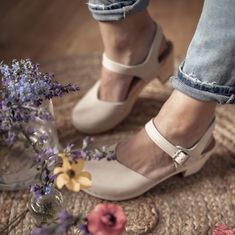 "Loving our Victoria style?   - We have more options for you to choose from here: https://www.etsy.com/se-en/listing/695683245/swedish-wooden-clogs-for-women-sandgrens?ref=shop_home_active_15&frs=1 We also have our Saragasso style, that is on a lower heel. Check it out! https://www.etsy.com/se-en/listing/837468481/swedish-wooden-clogs-for-women-sandgrens?ref=shop_home_active_8&frs=1 Limited edition clogs with 30% OFF? SIGN ME UP! https://www.etsy.com/se-en/shop/Sandgrens?ref=seller-platform-mcna Beige Closed Toe Clogs With Cork-bed Midsoles, Beige Sandals With Low Wooden Heel, Beige Open Toe Clogs With Leather Sole, Natural Clogs With Wooden Heel And Open Back, Natural Closed Toe Sandals With Heel Strap, Closed Toe Sandals With Wooden Heel In Natural Color, Beige Clogs With Wooden Heel And Open Heel, Beige Clogs With Wooden Heel And Open Back, Natural Leather Sole Clogs For Spring