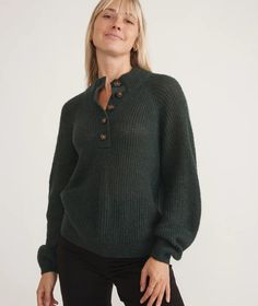 Evelyn Dream Yarn Pullover – Marine Layer Everyday Fall Henley, Fall Henley Shirt With Button Closure For Workwear, Relaxed Fit Henley For Fall Workwear, Fall Layering Henley With Buttons, Fall Season Relaxed Fit Henley, Fall Henley With Buttons And Relaxed Fit, Fall Henley With Button Closure And Relaxed Fit, Fall Henley With Relaxed Fit And Buttons, Fall Henley With Relaxed Fit And Button Closure