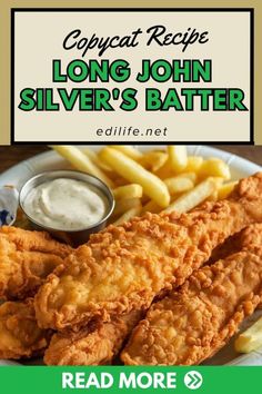 Long John Silvers Batter, Fish Batter, Long John Silver, Beer Battered Fish, Battered Fish, Beer Batter, Long John, Cracker Barrel, Copycat Recipe