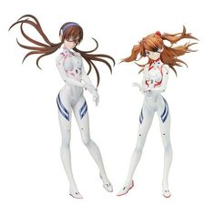 two anime dolls are posed side by side with the caption, sega goods