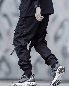 Hiyori Techwear cargo pants - TECHWEAR STORM™ Men Techwear, Designer Joggers, Hip Hop Cargo Pants, Streetwear Sweatpants, Sweatpants Streetwear, Techwear Pants, Design Streetwear, Streetwear Male, Harem Pant