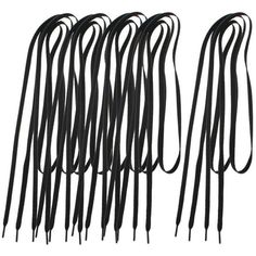 These Flat Laces shoelaces are designed with pure pattern, suitable for Sneakers, Sport Shoes, etc. With plastic tip for easy inserting into hole for fastening. Size: One Size.  Color: Black. Kids Sports Shoes, Elastic Shoe Laces, Rope Braid, Athletic Shoe, Sneakers Athletic, Gift Card Shop, Athletic Sneakers, Tie Shoes, Household Essentials