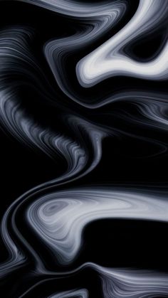 an abstract black and white background with wavy lines