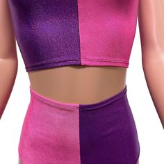 The perfect rave outfit that includes our high-waisted hot pants and crop tank in purple and pink sparkle spandex. Rave Outfits Pink, Purple Sparkle, Rave Outfit, Pink Sparkle, Rave Outfits, Crop Tank, Pink Purple, Sparkle, Lingerie