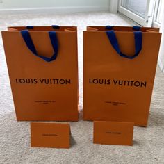 Questions? Leave A Comment Below! Louis Vuitton Shopping, Louis Vuitton Orange, Bags Louis Vuitton, Louis Vuitton Bags, Shopping Bags, Leave A Comment, Blue Orange, Louis Vuitton Bag, Color Blue