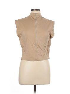 Assorted Brands Sleeveless Blouse Size: Large Tops - used. 100% COTTON | Sleeveless Blouse: Tan Tops - Size Large Affordable Sleeveless Cream Blouse, Cotton Sleeveless Blouse, Tan Top, Sleeveless Blouse, Sleeveless Top, Women Handbags, Womens Tops, For Women, Handbags