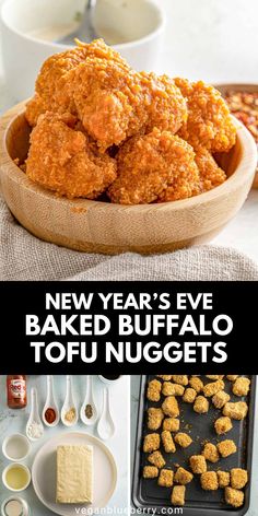 the new year's eve baked buffalo tofu nuggets recipe is here