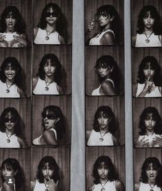 black and white photograph of women with necklaces on their necklines, from the 1960s's