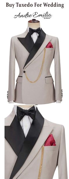 The Best Places To Buy Tuxedo for a Wedding is Andre Emilio. Many grooms go with black or white, but you can find men’s wedding tuxedos in every color of the rainbow. This fashionable tuxedo jacket is made of a luxurious Italian fabric We have designed this special tuxedo suit for weddings, modern design, and slim-fit style. Luxury Beige Tuxedo For Semi-formal Occasions, Elegant Beige Tuxedo With Notch Lapel, Elegant Beige Tuxedo For Formal Occasions, Elegant Beige Formal Tuxedo, Luxury Beige Tuxedo For Business, Beige Single Breasted Tuxedo For Formal Occasions, Beige Single-breasted Tuxedo For Formal Occasions, Tailored Beige Blazer For Party, Luxury Beige Business Tuxedo