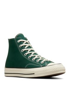 Converse Unisex Chuck 70 High Top Sneakers Green Converse Sneakers For Sports, Sporty Green High-top Cotton Sneakers, Green Converse Sporty Sneakers, Green Converse High-top Sneakers For Spring, Green Sporty Converse Sneakers, Spring Green Converse High-top Sneakers, Green Converse Cotton Sneakers, Green Cotton Converse Sneakers, Green Casual Converse Sneakers