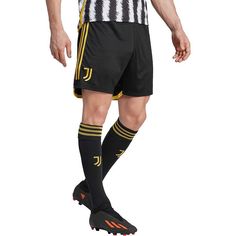 Take to the pitch with the same fervor as Juventus in these 2023/24 Home Shorts from adidas. Crafted to have a regular, comfortable fit, they feature bold team graphics on full display. These Juventus shorts are just what you need to amp up your game.Take to the pitch with the same fervor as Juventus in these 2023/24 Home Shorts from adidas. Crafted to have a regular, comfortable fit, they feature bold team graphics on full display. These Juventus shorts are just what you need to amp up your gam Adidas Three Stripes Bottoms For Sports Events, Black Three Stripes Sports Bottoms, Black Bottoms With Three Stripes For Sports Season, Adidas Black Bottoms For Sports Events, Adidas Bottoms For Sports Events, Adidas Sportswear Bottoms For Sports Events, Black Adidas Logo Bottoms For Sports Season, Black Adidas Bottoms For Sports Season, Adidas Black Shorts For Sports Events