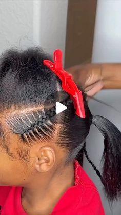 221K views · 25K likes | HD lace, 13x6 Half Lace Wig & Bundles on Instagram: "Butterfly braided ponytail sleeking!👍🏾Stylist is tagged~  🛒Click our bio website to choose favorite bundles  🤑Use discount code: “VVV” 💥Free 24hrs worldwide shipping  💥Pay later with PayPal Klarna Afterpay  . .  . . . . . . #naturalhair  #hairjourney #hairtutorials #explorepage  #satisfyingvideos #blackgirlmagic  #hairstyles #ponytail  #braids#hairextensions#rawhair #blackgirlhairstyles #inspiration  #hairweave #melaninpoppin  #arroganttae #tiktokviral  #naturalhairstyles #ponytailslayer #transformation #edgesonfleek #edges #ponytailweave #trendinghair #sleekponytail" Butterfly Braid With Weave Ponytail, Butterfly Braid Ponytail Natural Hair, Ponytail With Butterfly Braid, Ponytail Butterfly Braid, Ponytail With Butterfly Braid On Top, Slick Back Braided Ponytail Weave, Girls Braided Hairstyles Kids, Butterfly Braid, Braided Pony