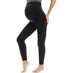 Nwt Two (2) Pairs Of Black Premium Buttery Soft Casual Maternity Leggings, Over The Belly/Seamless Maternity Pants, Or Casual And Comfortable Lounge Wear For Women Retail $31.99 Size Small (Fits Us Size 4-6, 27-28” Waist, 34.5” Length) Listing Includes Two Pairs Of Black Maternity Leggings Details Fabric Type: 90% Polyamide, 10% Spandex Care Instructions: Machine Wash Closure Type: Pull On Full Coverage This Maternity Leggings Are With A Seamless Panel, Which Can Fully Cover Your Belly And Have Work Wear Casual, Aerie Leggings, Comfortable Lounge, Growing Belly, Casual Maternity, Maternity Leggings, Maternity Pants, Striped Leggings, Athletic Leggings