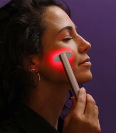 The VELVE PRO is a revolutionary, dual-use skincare wand combining five clinically proven technologies – Blue Light Therapy, Red Light Therapy, Microcurrent, Therapeutic Warmth, and Facial Massage to help you achieve all your skin goals. Our exclusive dual-wavelength technology emits wavelengths of both blue and red light in one compact skincare tool so you can treat your skin exactly what it needs. The blue light therapy (anti-breakout mode) destroys acne-causing bacteria, while red light thera Watermelon Gelato, Skincare Tool, Cystic Acne Remedies, Blue Light Therapy, Skin Goals, Beauty Gadgets, Facial Roller, Red Light Therapy, Skincare Tools