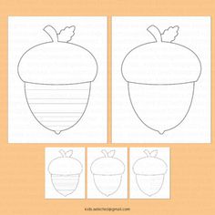 how to draw an acorn for kids step by step instructions with pictures and text