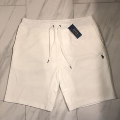 Men’s Polo Ralph Lauren Shorts Price Is Firm At $75. Color: White/Navy Blue Condition: 10/10 New W Tags White Bermuda Bottoms For Loungewear, Sporty White Bermuda Bottoms, White Ralph Lauren Polo Shirt, Luxury Blue Men's Shorts, Blue Ralph Lauren Polo Shirt, Blue Cotton Ralph Lauren Polo Shirt, Summer Sport, Blue Shorts Men, Outfit Pieces