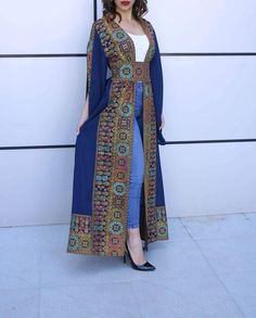 Afghani Clothes, Mode Kimono, Open Abaya, Afghan Fashion, Kaftan Maxi Dress, Afghan Clothes, Maxi Dress Long, Mode Abaya