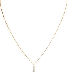 Micro 14k Gold Bar Necklace – Belladaar 14k Gold Bar Necklace, Gold Bar Necklace, Gold Bar, Gold Filled Chain, Bar Necklace, Budget Friendly, Gold Filled, Gold Necklace, Yellow Gold