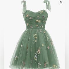 Hoco Dress Corset Top, Hoco Dresses Enchanted Forest, Off Shoulder Green Dress, Light Green Dama Dresses, Forest Green Short Dress, Sage Green Quinceanera Dresses Long Sleeve, Dark Green Hoco Dresses, Cute Dresses For Dances Schools, Quinceanera Dresses For Guests