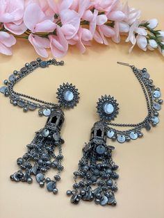 Bahubali Earrings, Jewelry Accessories Ideas, Jewelry Design Earrings