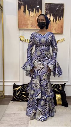 Long Dress Ankara Styles, Hausa Women Dressing, Modest Nigerian Dress, Modest Ankara Dresses, Eid Ankara Styles Hausa, African Style Dresses Nigerian Fashion, Atamfa Gown Styles, Arewa Hausa Styles For Women 2023, Arewa Ankara Gown Styles For Eid