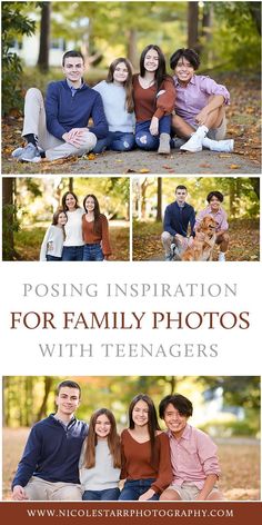 Posing Teenage Siblings, Fun Outdoor Family Photoshoot Ideas, Family Fall Photoshoot With Teenagers, Fall Family Photos Teenage, Photo Poses Family Of Three, Family Portrait Poses For 6, Family Photo 4 People, Fall Family Pics With Teenagers