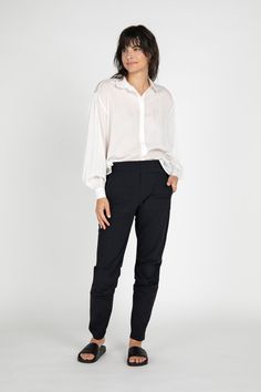 With an active-wear style, these pants are elevated to wear to the office, brunch, or wherever. Wear with your favorite tee for a comfortable, easy ensemble. Versatile Stretch Sweatpants For Work, Fall Workwear Pants With Elastic Cuffs, Elastic Cuffs Workwear Pants For Fall, Elastic Cuffs Work Pants For Fall, Versatile Relaxed Fit Dress Pants, Workwear Trousers With Elastic Cuffs, Elastic Cuff Trousers For Work, Stretch Tapered Leg Sweatpants For Workwear, Chic Workwear Sweatpants