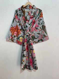 Robes, Lightweight pure cotton kimono robe, ladies night gown, kimono dressing gown, bridesmaid gowns, sustainable women bathrobe, Kimono
https://www.etsy.com/listing/1323846806/robes-lightweight-pure-cotton-kimono Tie Waist Kimono For Loungewear, Cotton Kimono With Kimono Sleeves For Loungewear, Summer Home Kimono With Kimono Sleeves, Cotton Sleep Kimono With Kimono Sleeves, Cotton Kimono With Kimono Sleeves For Sleep, Cotton Sleepwear With Kimono Sleeves For Home, Summer Floral Print Kimono For Sleep, Summer Floral Print Sleep Kimono, Cotton Wrap Sleepwear For Spring