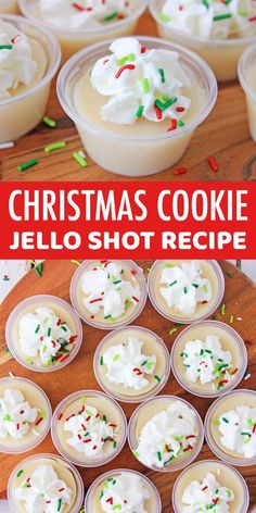 christmas cookie jello shot recipe with sprinkles