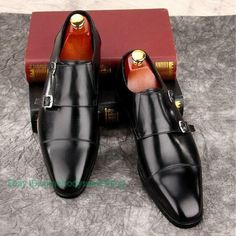 Men's Business Real Leather Slip On Buckle Double Monk Strap Formal Dress Shoes   Color:Brown Black Blue Size:38-44 Material:Leather     Payment 1. Payment must be made within 7 days of auction closing (Unpaid dispute will automatically open when item is not paid in 7 days). 2. PLEASE NOTE: SHIPPING&HANDING DOES NOT INCLUDE DUTIES, LOCATL TAXES OR ANY OTHER IMPORTATION FEES. 3. Please list your special requests (color, packages, value of declaration, etc.) in the EBAY NOTES SECTION when you make Formal Monk Strap Shoes With Round Toe, Fitted Monk Strap Shoes For Business With Closed Toe, Fitted Monk Strap Shoes With Round Toe For Office, Fitted Slip-on Monk Strap Shoes For Business, Business Monk Strap Shoes With Leather Lining, Leather Pointed Toe Shoes For Business Meetings, Fitted Leather Monk Strap Shoes With Closed Toe, Business Leather Monk Strap Shoes With Pointed Toe, Business Leather Shoes With Leather Lining