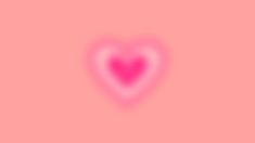 a white heart on a pink background