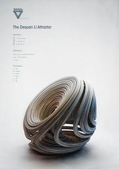 an abstract sculpture made out of magazines on a white background with the title'the dequinn libroctor '