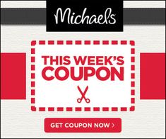 michael's coupon with scissors on it