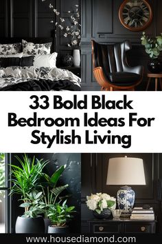 three black bedroom ideas for stylish living