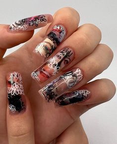 Nails Now, Seasonal Nails, Crazy Nails, Long Acrylic Nails Coffin, Pearl Nails, Soft Nails, Bling Acrylic Nails, Acrylic Nails Coffin, Dream Nails