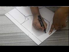 Katori Blouse Drafting and Cutting - YouTube Katori Blouse Drafting, Katori Blouse, Dress Neck, Silk Saree Blouse Designs, Dress Neck Designs