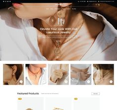 the jewelry store wordpress theme is clean and ready to be used for your website