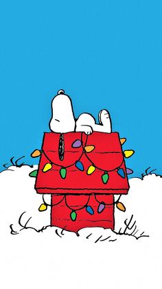 a charlie brown christmas card with the peanuts on it's chest and lights all over his chest