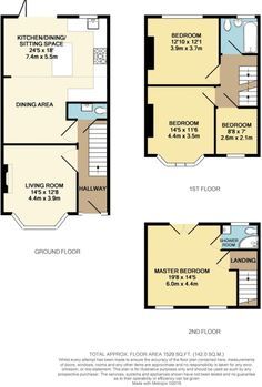 two story house plans with floor plans and measurements