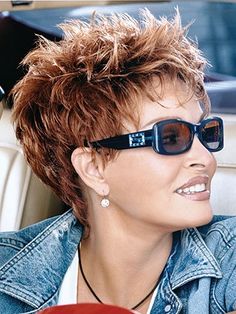 Raquel Welch Power Synthetic Wig | VogueWigs Spikey Short Hair, Messy Pixie Haircut, Shaggy Short Hair, Sassy Hair, Raquel Welch, Penteado Cabelo Curto, Haircuts For Fine Hair, Cute Hairstyles For Short Hair, Short Wigs