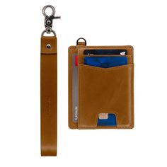 Keychain Wallet | The Denner Wallet | Andar Versatile Rfid Blocking Card Holder For Daily Use, Versatile Rectangular Rfid Blocking Wallets, Versatile Everyday Card Holder With Rfid Blocking, Functional Bifold Card Holder For Everyday Use, Modern Brown Card Holder For Everyday Use, Versatile Leather Card Holder, Versatile Bifold Card Holder For Daily Use, Rectangular Rfid Blocking Badge Holders For Everyday Use, Modern Wallet With Cell Phone Pocket For Everyday Use