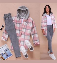 Flatlay Clothes, Cute Outfits With Leggings, Easy Trendy Outfits, Trendy Fashion Outfits, Stylish Dresses For Girls, Simple Trendy Outfits, Professional Outfits, Girly Fashion